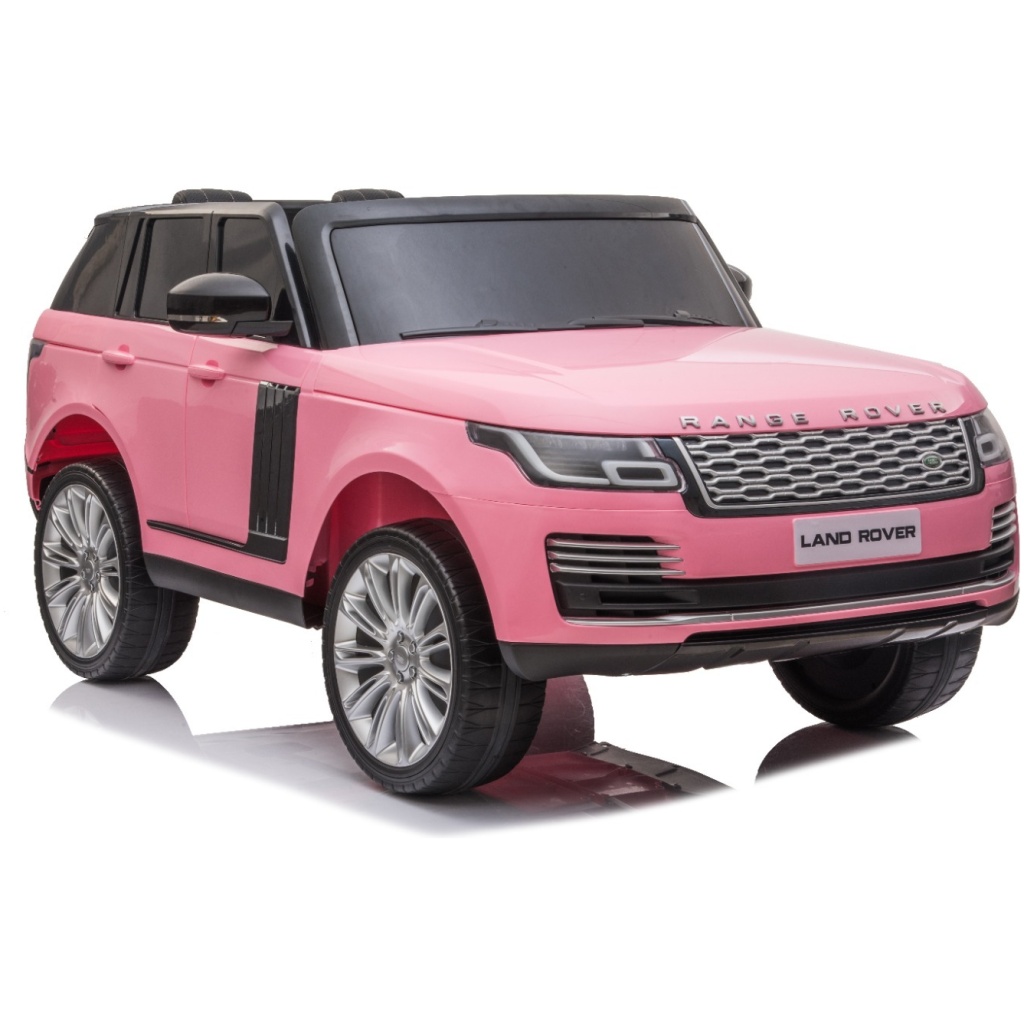 24 Volt Licensed Range Rover SUV PINK With Touch Screen AND Leather Seat.