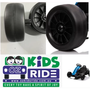 Kids ride on Go Kart Replacement Rear Hard Wheels Set