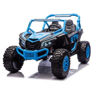 KING Of UTVs 24V 14Ah-1400W 2 Seater XL Off-Road 4WD Kids Ride On Buggy – BLUE {Pre-Order}