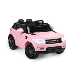 Kids Ride On Electric Toy Car With Remote Control For Over Ride  12V  Pink